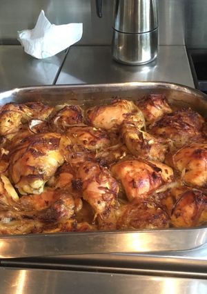 Una foto de Pollo a la cúrcuma