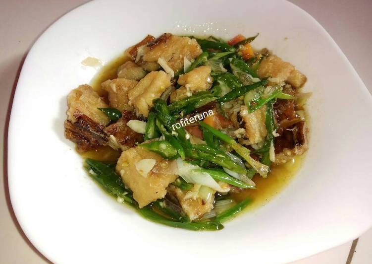 Ikan Asin Cabe Ijo