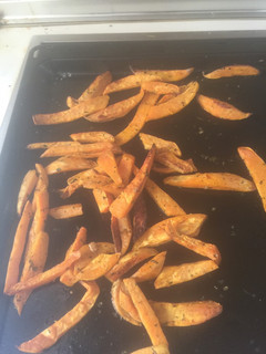 Una foto de Boniato french fries 🍠
