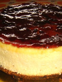 Una foto de Cheesecake con frutillas