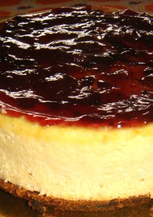Una foto de Cheesecake con frutillas