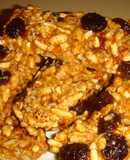 Barritas de cereal sin horno