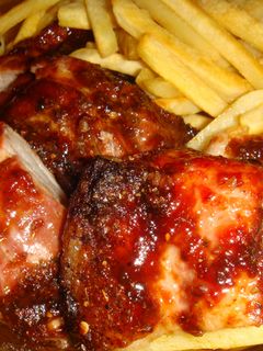 Una foto de Pechito de cerdo BBQ