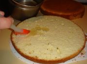 Una foto de almíbar para tortas