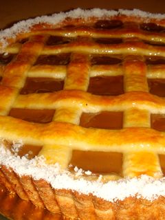 Una foto de Pasta frola de dulce de leche