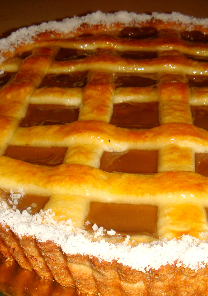 Una foto de Pasta frola de dulce de leche 