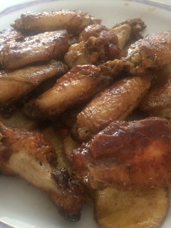 Una foto de Alitas de pollo al limón