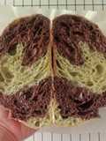 Choco Matcha Yuzu Sourdough Bread