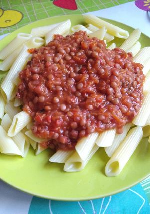 Una foto de Bolognesa de lentejas 🌱