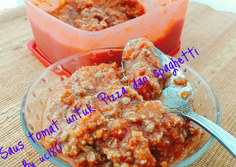 Saus tomat homade (untuk Pizza dan spaghetti)