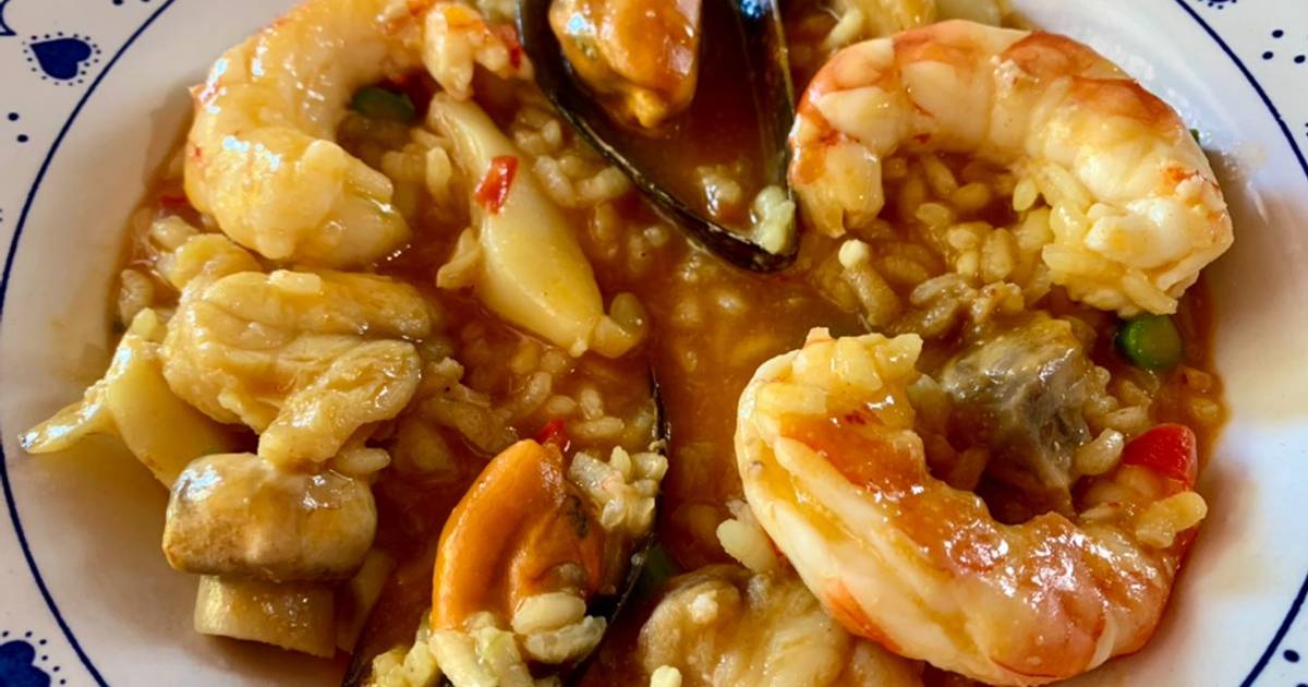 Arroz caldoso de marisco 221 recetas caseras Cookpad Arroz caldoso de marisco 221 recetas caseras Cookpad