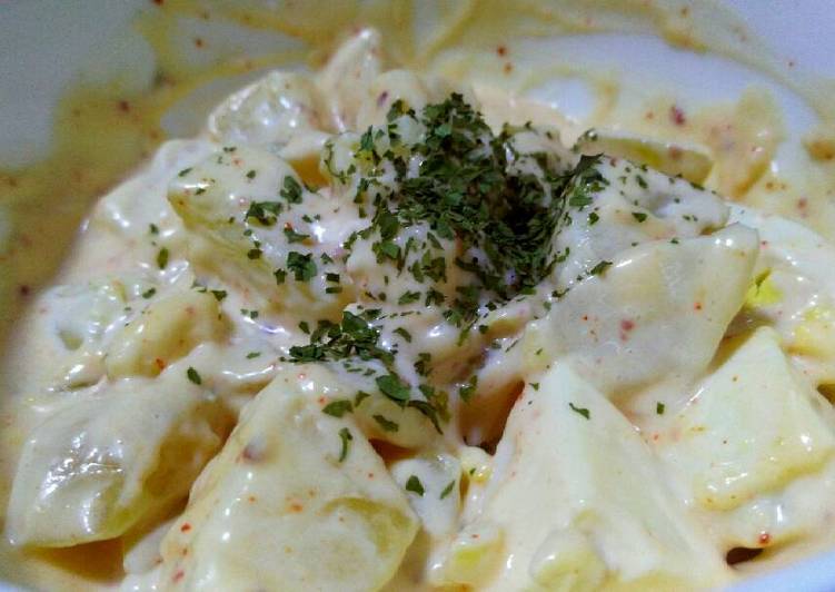 Cara Termudah Menyiapkan Emergency Potato Salad Enak