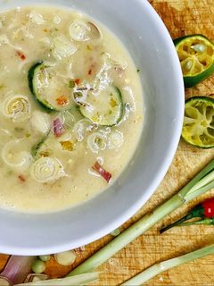 Hình của món Muối ớt sả tắc chấm hải sản.