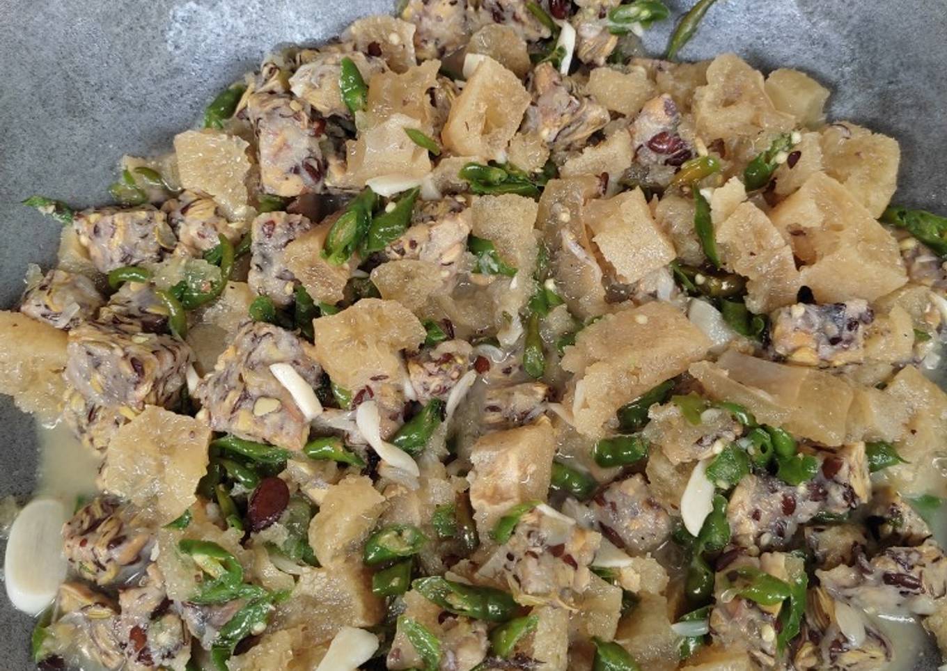 Sayur Lombok Ijo Tempe Mlanding (Khas Wonogiri)