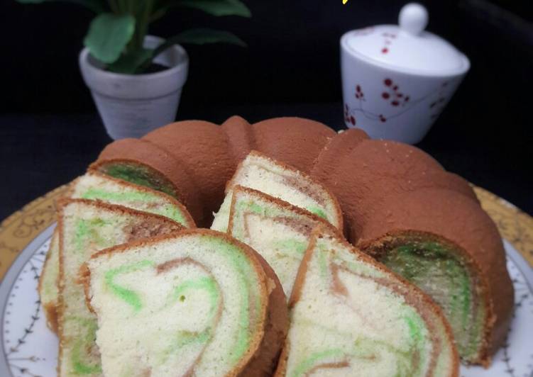 Resep Marmer Cake Pak Sahak yang Enak Banget