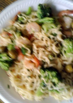 A picture of Shmp Scampi Ramen.