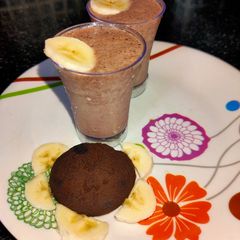A picture of Banana Choco Delight Smoothie.