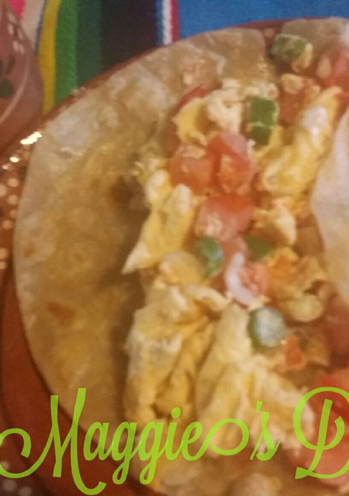 Una foto de Huevos a la Mexicana