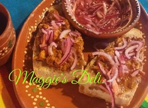 Una foto de Cochinita Pibil en olla express