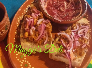 Una foto de Cochinita Pibil en olla express