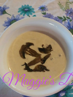 Una foto de Crema de Champiñones a la mexicana