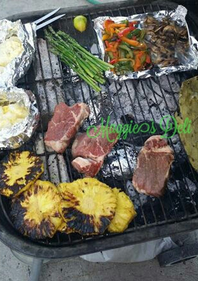 Una foto de Carne y Verdura las brasas 