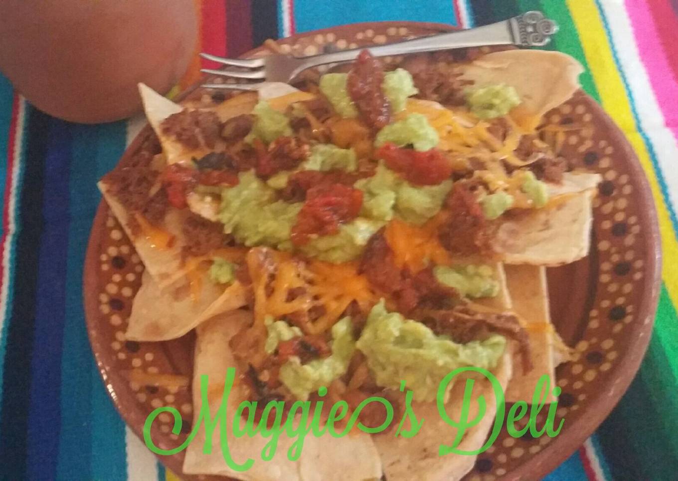 Nachos con chilorio