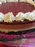 Mousse de chocolate blanco y fresas