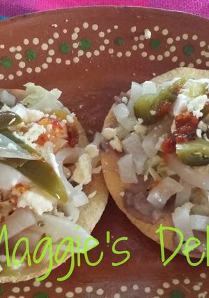 Una foto de Tostada de cueritos