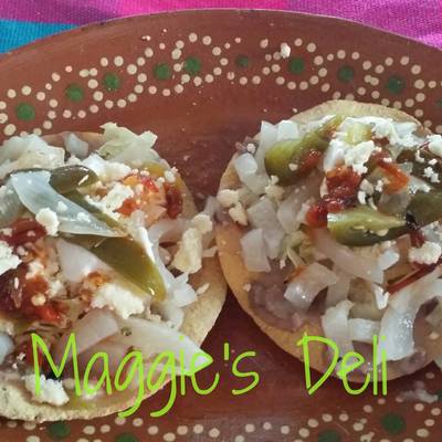 Tostada de cueritos Receta de Maggie- Cookpad