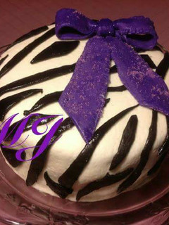 Una foto de Cebra cake
