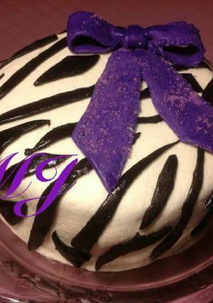 Una foto de Cebra cake