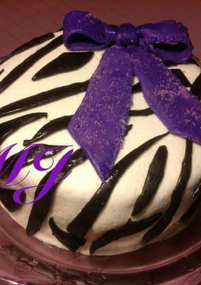 Una foto de Cebra cake