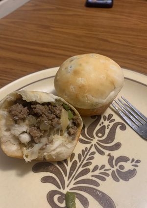 A picture of Philly Style Biscuit-Bombs.
