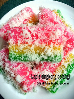 Foto resep Lapis singkong pelangi