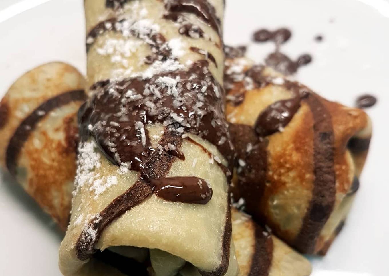 Creps de Nutella rellena de dulce de leche