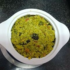 Palak khichdi A picture of Palak khichdi.