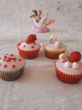 Cupcake alla fragola e cioccolato bianco