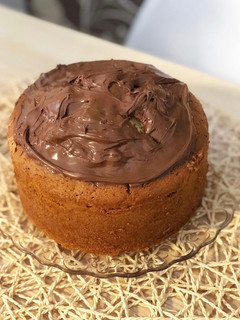 Una foto de Bizcocho de crema de Nutella