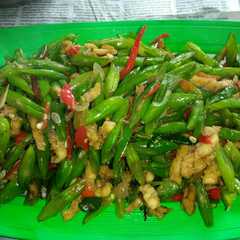 รูปของ Oseng buncis tempe enak