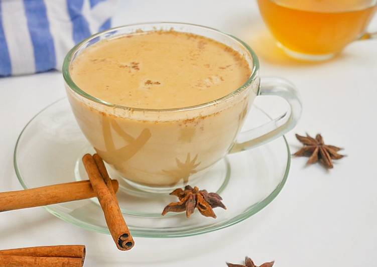 Resep Cinnamon Hot Milk Tea Anti Gagal