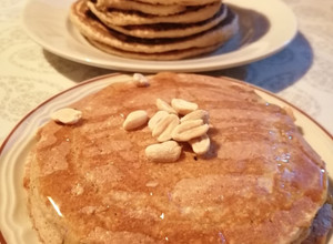 Una foto de Hotcakes de Avena y Banana