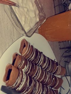 صورة لوصفة كريب بالشوكولاتة