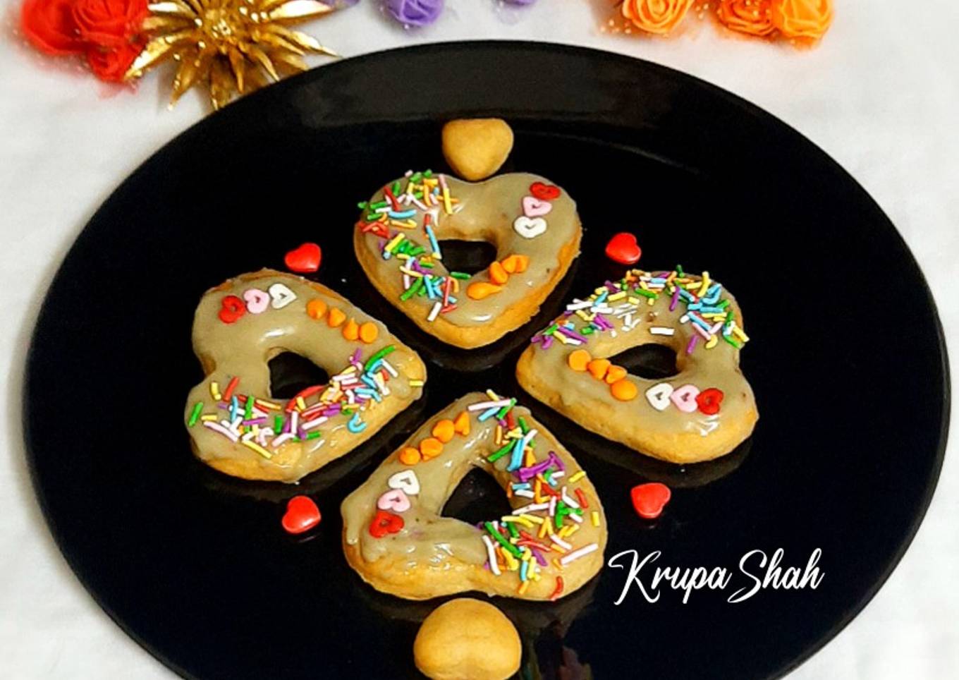 Healthy Heart Donuts (no maida and baked)