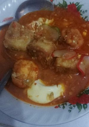 Foto resep Seblak dimsum super pedas