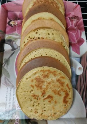 Una foto de Panqueques con azúcar integral