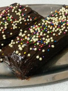 Una foto de Pionono de chocolate con crema dulce!!!!!