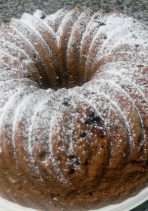 Una foto de Budin de mascabo y chips de chocolate