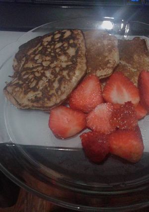 Una foto de Pancakes de banana