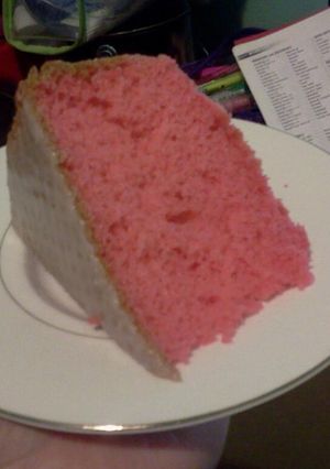 Una foto de Bizcochuelo rosa